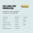 thumbnail image 5 of Nutrafol Men 50+ Hair Growth Supplements, Clinically Tested for Visibly Thicker Hair and Scalp Coverage, #1 Dermatologist-Recommended Hair Growth Supplement Brand - 1 Month Supply, 5 of 7