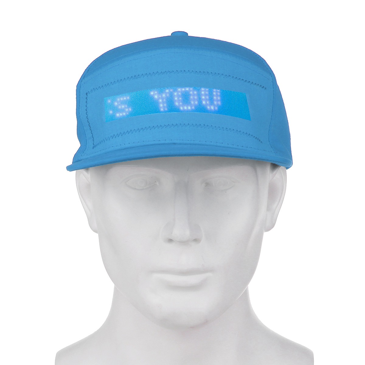 LED Display Hat Bluetooth APP Hat Glowing Light Cap Club Party Sports