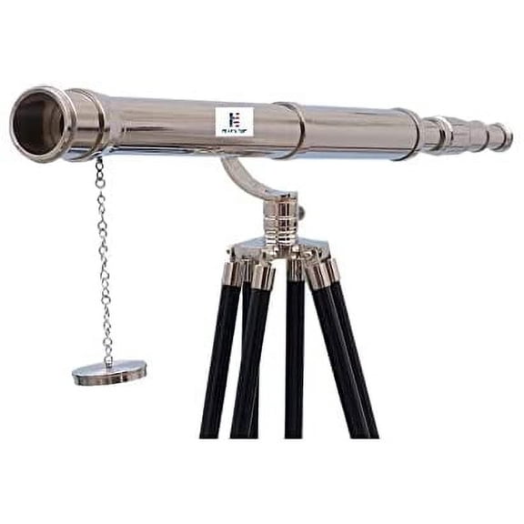 Nauticalmart Floor Standing Chrome Galileo Telescope 65"