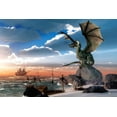thumbnail image 2 of Eskridge, Daniel 18x13 White Modern Wood Framed Museum Art Print Titled - Scourge Of The Sea, 2 of 4
