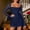 Blue, variant on SwiftWear Women's Sparkling Square Neck Sequin Dress Sheer Flare Sleeve Party Mini Dresses Bodycon Clubwear for Night Out, Date Night, Blue