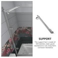 thumbnail image 3 of Shisuyan Frameless Shower Glass Panel Support Bar Shower Door Fixed Panel Support Bracket, 3 of 9