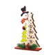 thumbnail image 2 of onlyliua Liquidación Árbol de Navidad Papá Noel Muñeco de Nieve Batería Led Luces Decorativas de Madera, 2 of 2