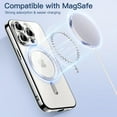 thumbnail image 4 of JETech Electroplated Case for iPhone 15 Pro 6.1-Inch, Camera Lens Full Protection, Compatible with MagSafe Wireless Charging, Shockproof Soft TPU Phone Cover (Silver), 4 of 7