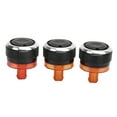 thumbnail image 2 of Climate Control Knob, Matte  AC Switch Knob Durable 3pcs Dirt-Proof Metal+ABS Non-Slip  For Car Interior Switches, 2 of 8