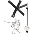 thumbnail image 1 of Portable Baseball Swing Hitting Trainer with Auto-Reset Tethered Ball, Solo Softball Batting Training System for All Ages, Alloy Steel Frame & Instant Fence Setup, 1 of 5