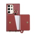 thumbnail image 2 of Decase Crossbody Wallet Case for Samsung Galaxy S23 Ultra, with Strap Adjustable Lanyard PU Leather Card Slot Purse Cover Protective Phone Case for Samsung Galaxy S23 Ultra 6.8 inch,Winered, 2 of 9