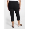 thumbnail image 4 of Terra & Sky Women's Plus Pull On Jegging Capri Pants with Control Panel, Sizes 0X-5X, 4 of 5