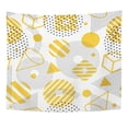 thumbnail image 1 of UFAEZU Plus Black Math Memphis Abstract Pattern 80 90S White Wall Art Hanging Tapestry Home Decor for Living Room Bedroom Dorm 60x80 inch, 1 of 1