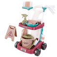 thumbnail image 4 of Juego de limpieza para niños, herramientas de limpieza para niños, escoba, juego de simulación, juego de limpieza de juguetes para niños de más de 3 17 piezas, 4 of 8