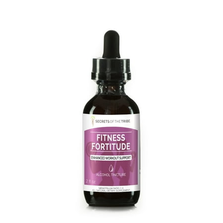 - Fitness Fortitude Alcohol Extract, Tincture, Maca, Ashwagandha, Green Tea, Cordyceps, Rhodiola, Tribulus. Enhanced Workout Support 2 oz