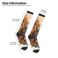thumbnail image 4 of Fotbe Colorful Owl Tattoo Art print Women's Men's Novelty Crew Socks Cotton Socks Knee High Socks for Walking,Running,Nurses,Pregnancy, 4 of 8