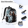 thumbnail image 4 of 15.4in Wres-Tler W-W,E Backpacks Cute Laptop bag Cartoon Bags Bookbag Daypack Outdoor Travel, 4 of 8