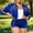 Set-15Dark Blue, variant on LEWKW Women's 2 Piece Tracksuit Sets Zip up Stand Collar Jacket & Drawstring Shorts Activewear Sporty Running Gym Outfits Striped Athletic Sweatsuits