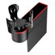 thumbnail image 2 of Organizador de relleno de asiento para coche con doble portavasos y bolsillo lateral para el asiento delantero. Derecho Negro Rojo, 2 of 6