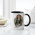thumbnail image 4 of CafePress - Mona Lisa Dog Mugs - 11 oz Ceramic Mug - Novelty Coffee Tea Cup, 4 of 4