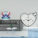 thumbnail image 2 of Estatua de escultura de cisne,Escultura de cisne para decoración del hogar Adorno de San Valentín,Reloj de pared,Reloj de pared acrílico para oficina en casa,sin tictac,Relojes de pared, 2 of 8