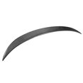 thumbnail image 4 of Ikon Motorsports Trunk Spoiler Compatible With 2004-2008 BMW E63 6 Series Coupe 2-Door Carbon Fiber V Style Unpainted Black Rear Tail Lip Deck Boot Wing, 4 of 5