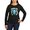 Black, variant on - Sigma Chi Flag Colored Long Sleeve T Shirt - Women's Long Sleeve Graphic Tee Casual Fit