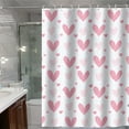 thumbnail image 5 of Meggemo Valentine's Day Heart Bathroom 4 Piece Set Shower Curtain Mat Accessories Romantic Home Bathroom Decor Festive Celebration Accent, 5 of 8