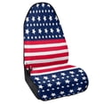thumbnail image 2 of Uourmeti Terry Cloth Car Seat Cover Machine Washable, Compatible with Truck Seat Van, Bucket Seat Protector Fit for Sedan Vehicle(American Flag 1 Pack), 2 of 7