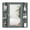 Gray, variant on Costway, White, Medium Density Fiberboard, Multipurpose Mount Wall Surface Cabinet Mirror Glass, 26.00 x 6.50 x 23.50 Inches