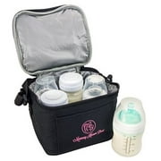 Breast Milk Baby Bottle Cooler Bag For Insulated Breastmilk Storage by Mommy Knows Best