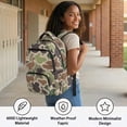 thumbnail image 5 of KUIFORTI Camouflage Duck Kids Backpack Bookbag for Elementary and Middle School Daily Use Lightweight Fashion Bookbag Back to School Essentials Gifts, 5 of 7