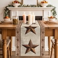 thumbnail image 2 of Table Runner 90 Inches Long for Kitchen Dining, Country Dresser Scarf Farmhouse, Dining Table Decorations for Wedding/Parties, Texas Star Plants Branches Berry Farmhouse Retro 13 x 90 In, 2 of 8