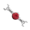 thumbnail image 3 of Kyosho MINI-Z 1/18 & 1/24 RC Car Upgrade: BJM457 Rear Suspension Link Pull Rod - Metal Construction, Silver/Red Finish, Replacement Part for Enhanced Performance, 3 of 7
