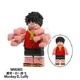 thumbnail image 2 of Figuras de Bloques de Construcción: 8 Piezas Serie Aventura Pirata | Monkey D. Sakazuki Acción Articulada | Juguete de Colección y Regalo, 2 of 9