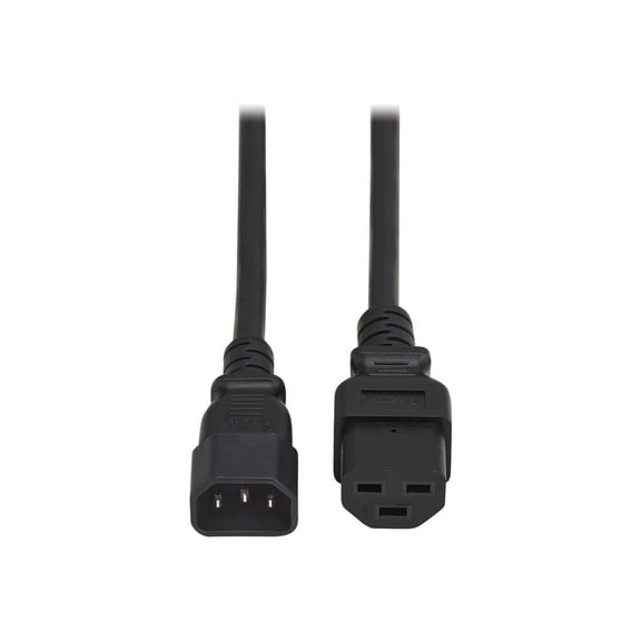 Eaton Tripp Lite Series Power Cord, C14 to C21 - Heavy-Duty, 15A, 250V, 14 AWG, 2.5 ft. [0.76 m], Black (p037-2p5)