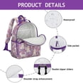 thumbnail image 4 of Goldendoodle Dog and Flower Floral Backpack for School,Cute School Bag,Schoolbag with Adjustable Shoulder Straps & Padded Back,15.25"x11.5"x5.25", 4 of 6