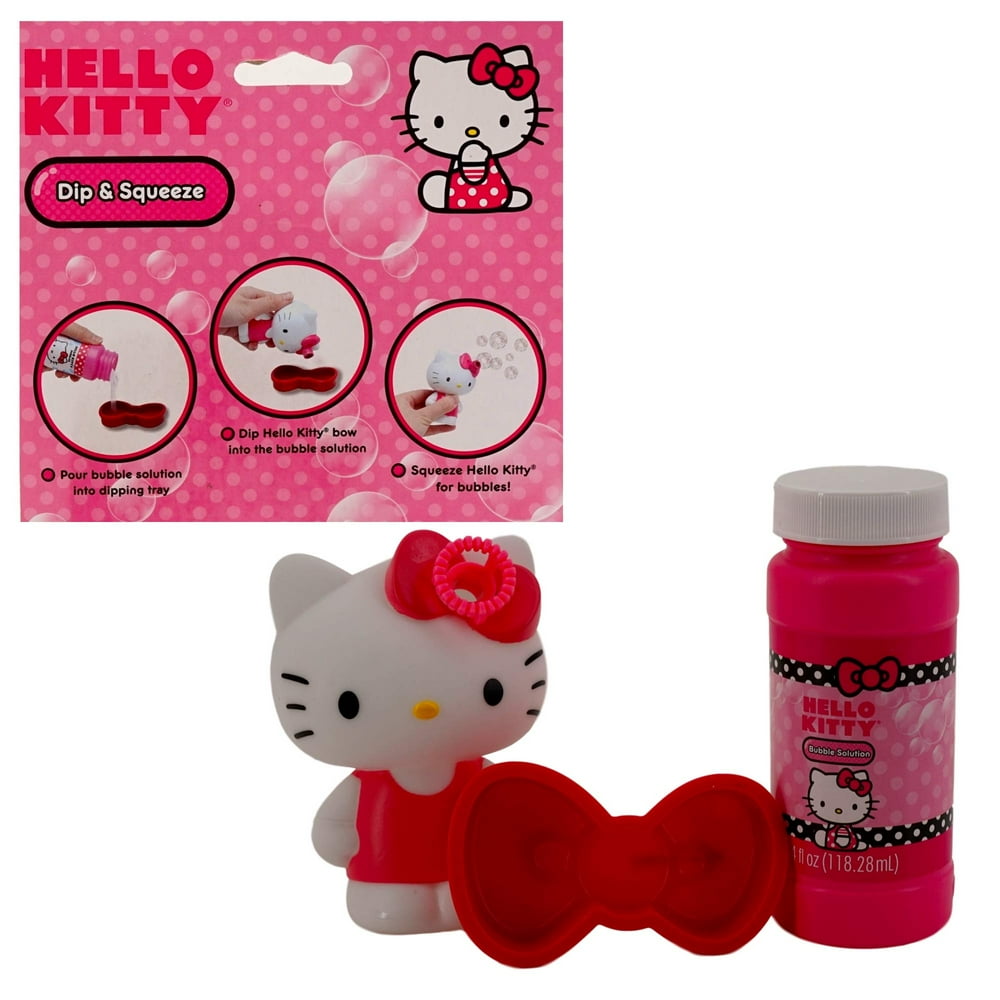 Imperial Toy Dip and Blow Bubbles (Hello Kitty) Hello Kitty Bubble Wand