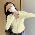 thumbnail image 5 of Lmueinov Women's UPF 50+ Sun Protection Hoodie Jacket Full Zip Long Sleeve with Thumb Holes Slim Fit Lightweight UV Shirts for Outdoor Hiking, S-XXL, 5 of 7