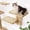 Sisal mat, variant on Cat Wall-mounted Floating Shelves With Sisal Mat, Tree Shape Solid Rubber Wood Cat Perch