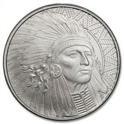 BULLION WORKS BUFFALO WARRIOR Silver Round - 1 Troy Oz, .999 Pure