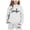 Q553 White, variant on Angala 2 Piece Outfits For Girls Long Sleeve Letter Print Warm Hoodie Pullover Tops With Sweatpants Set Girls Autumn Daily Wear Clothes