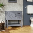 thumbnail image 3 of CoSoTower 30in Gray Bathroom Vanity and Sink Combo, 3 of 9