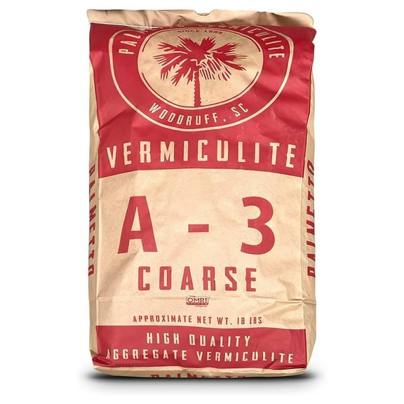 Palmetto Vermiculite for Plants - Coarse Grade 3, 4 Cu Ft - Soil Mix for Garden, Potting, Hydroponics