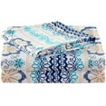 thumbnail image 1 of SHILIU-Floral Print Sheet Set King, 4 Piece Soft Boho Microfiber Bedding Sheets Extra Deep Pocket, 1 of 4