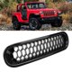 thumbnail image 4 of Grille de pare-chocs avant noire avec trou de verrouillage pour Jeep Wrangler JK 2007-2017, 4 of 4
