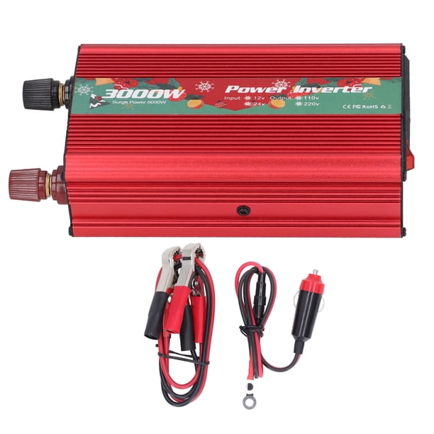 Inversor de corriente, Inversor de corriente para automóvil 3000W Inversor de corriente solar para automóvil Inversor de corriente para automóvil Eficiencia óptima
