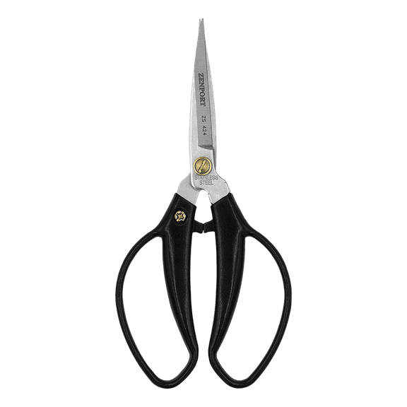 Zenport ZS424 Professional Scissors, 5.9-Inch, 2 Inch Stainless Steel Blades, Black