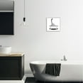 thumbnail image 2 of Stupell Dinosaur Vintage Bathroom Tub Animals & Insects Painting White Framed Art Print Wall Art, 2 of 7