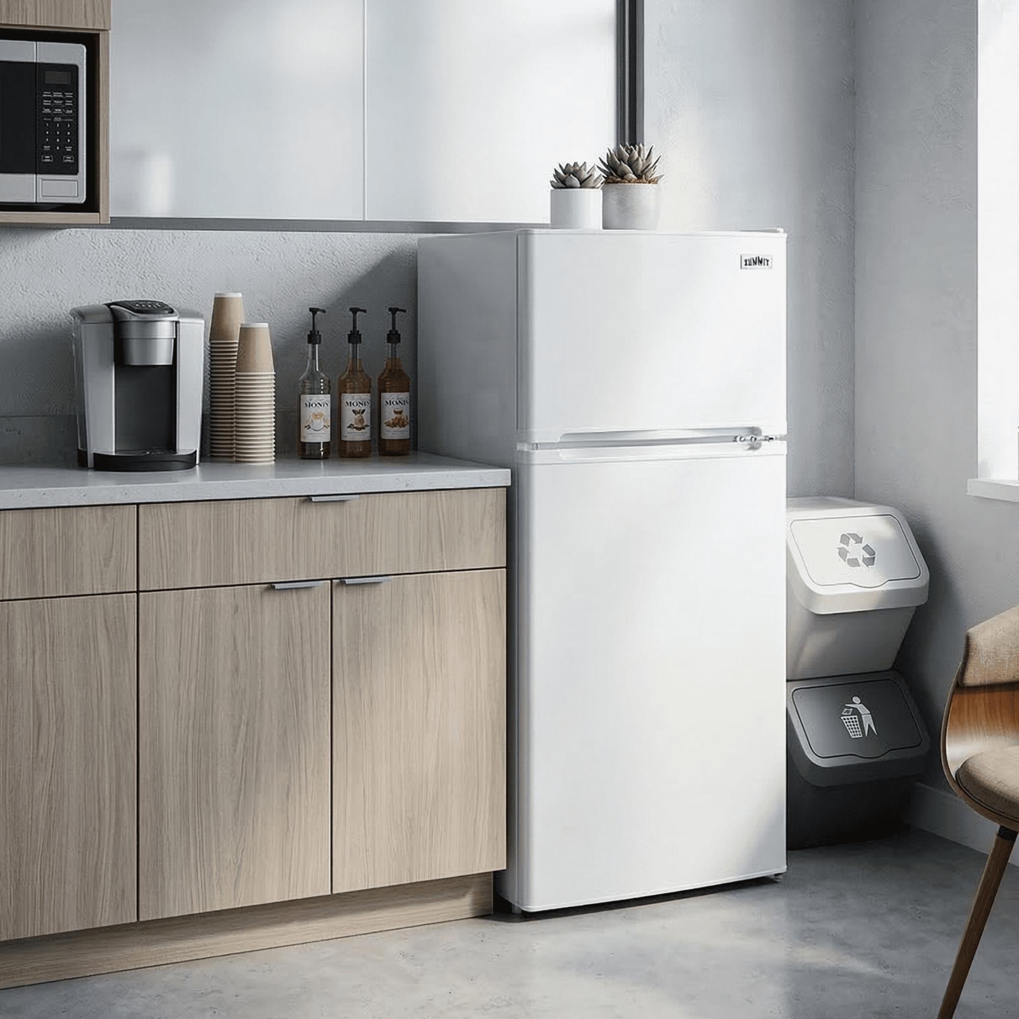 Summit 19 Inch Refrigerator, 4.3 cu.ft. Capacity, Freezer, Undercounter, ADA Compliant, 43” Height, White - FF12LW