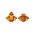 thumbnail image 2 of RUINIXCW Newborn Baby Girl Boy Thanksgiving Turkey Costume Infant Fall Winter Animal Cosplay Photoshoot Outfit Warm Fleece Long Sleeve Hooded Romper, 2 of 10