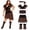 Beauty Full-figured Costume, variant on PMU Halloween Party Decoration Costume Accessory Polyester Apron