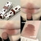thumbnail image 3 of Lápiz labial marrón café mate impermeable, hidratante de larga duración, no se decolora fácilmente, brillo de labios rosa y marrón de baja saturación, 1 unidad, 3 of 5