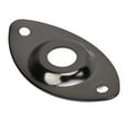 thumbnail image 4 of Guitar Oval Jack Plate, Rugged Decorative Electric Guitar Output Socket Plate Stable Lightweight  For DIY Gold,Black, 4 of 8